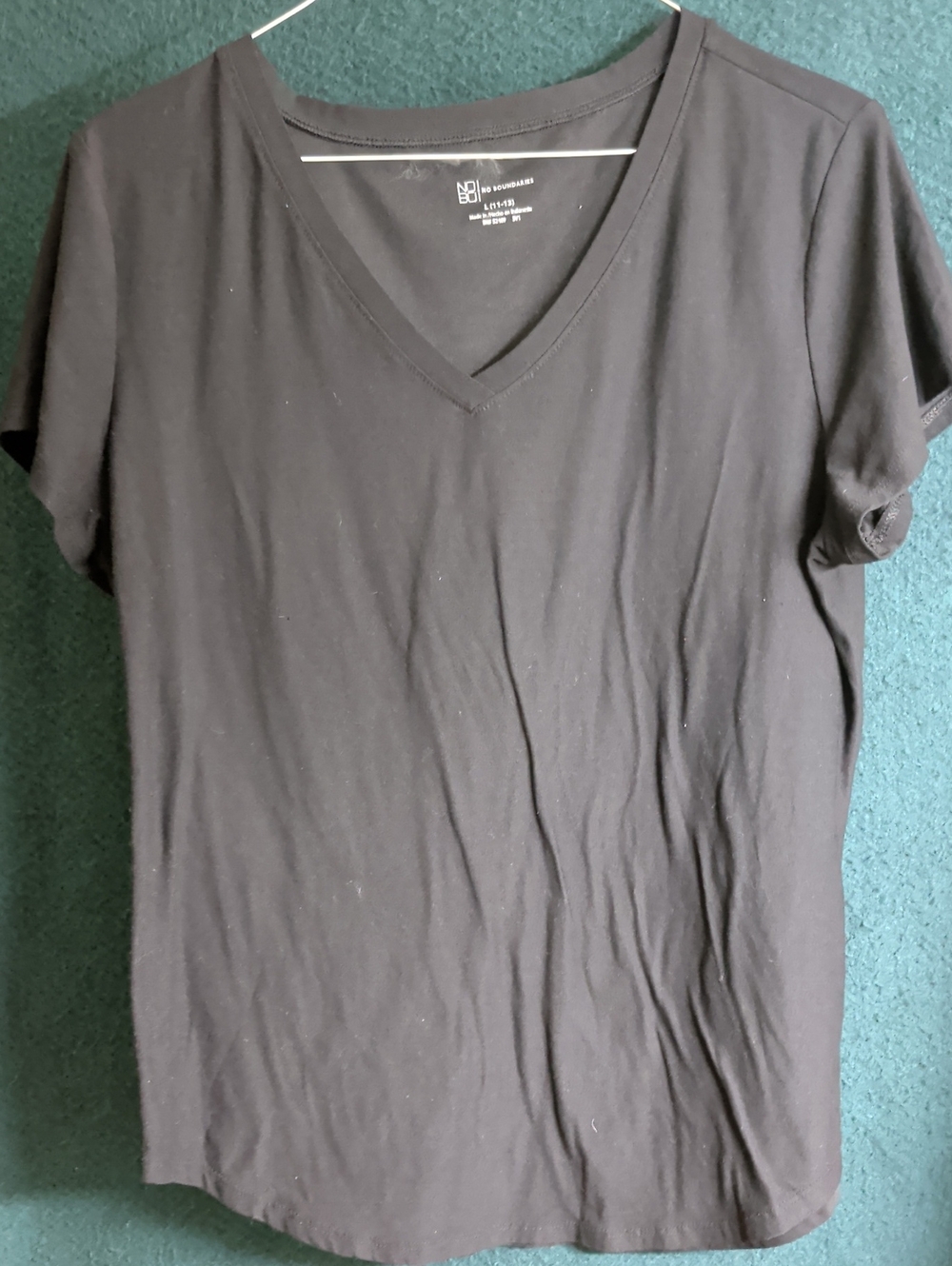 No Boundaries Black Crew Neck Tee